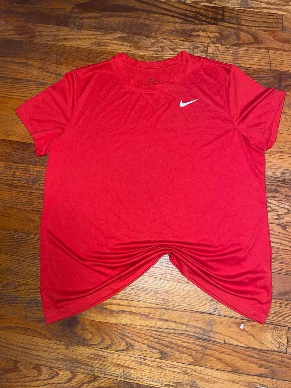 Nike The Nike Tee Red Short Sleeve T-Shirt Size L